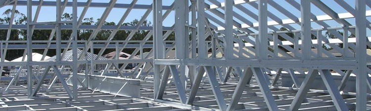 建胜公司建设的轻钢结构屋面