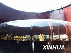 #湖北宜昌废弃油罐建成港口文化陈列馆（2）